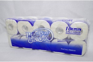 卷纸飘飘卫生纸——piaopiao toilet tissue