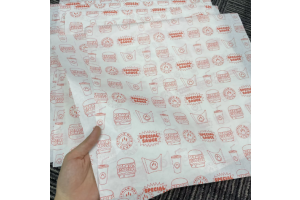 Food Grade Waxed Paper Customize Logo