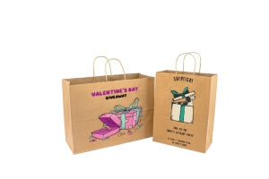 kraft paper bag with handles