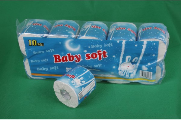 卷纸环保再生纸卫生纸——BABY SOFT TOILET TISSUE