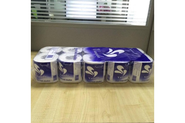 出口装卷筒空心卫生卷纸厕纸全英文toilet tissue——vangda